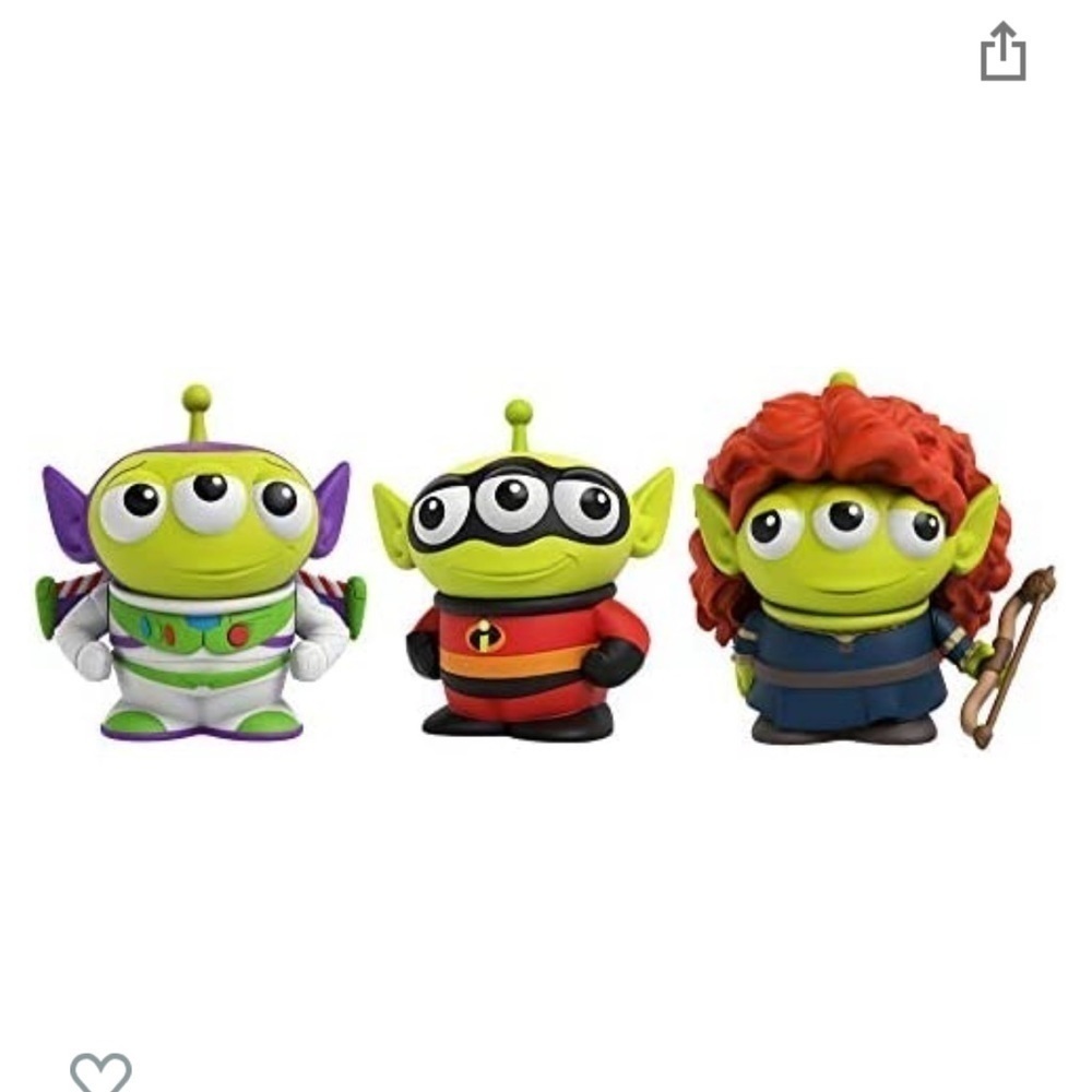 Toy Story Pixar Alien Remix Character Figures 3-pack 3-inches, NIB pizza box